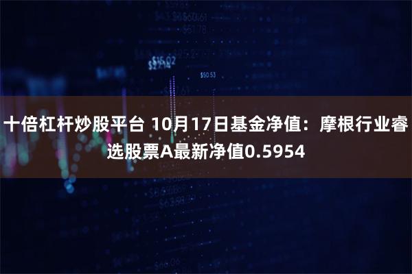 十倍杠杆炒股平台 10月17日基金净值：摩根行业睿选股票A最新净值0.5954