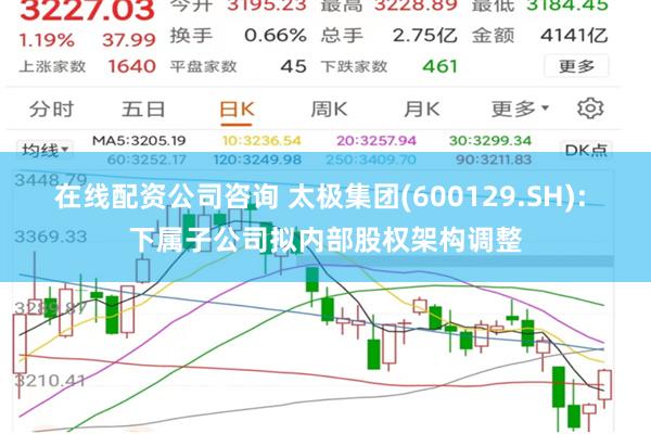 在线配资公司咨询 太极集团(600129.SH): 下属子公司拟内部股权架构调整