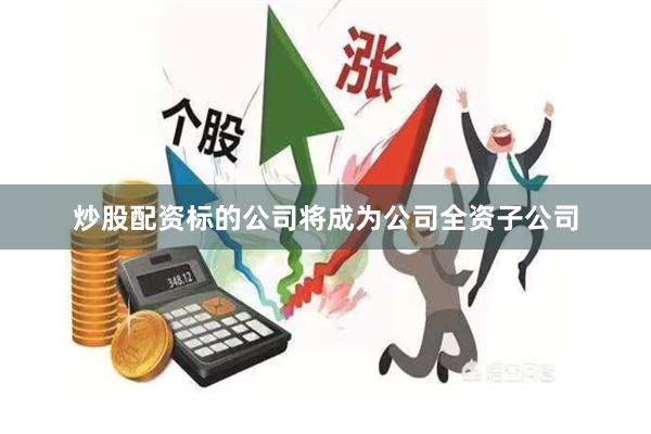 炒股配资标的公司将成为公司全资子公司