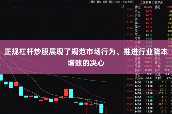 正规杠杆炒股展现了规范市场行为、推进行业降本增效的决心